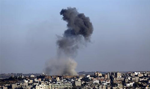 La aviación militar israelí bombardea el enclave de Gaza